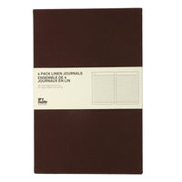Gry Mattr - Cahiers de notes à couverture souple - Couleurs variées - Paquet de 4-Comprend quatre journaux format A5 (5,51 po L x 8,26 po H)