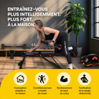 MotionGrey - Ensemble  d’haltères réglables et support pour l’entraînement musculaire à domicile - 10 à 90 lb-Poids lb: 227,07