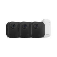 Amazon - Blink Outdoor 4 - 3 caméras avec module de synchronisation Core-Outdoor 4 est notre caméra de sécurité intelligente sans fil la plus abordable à ce jour, offrant jusqu'à deux ans d'autonomie pour une tranquillité d'esprit 24h/24. Le stockage local n'est pas inclus avec le module de synchronisation Core.