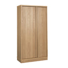 Sauder - Grand meuble de rangement Merton Hall - Frêne Harmony-Rangement multi-pièces:  Cette armoire fonctionnelle peut répondre à vos besoins de rangement dans diverses pièces – salon, cuisine/garde-manger ou bureau