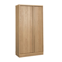 Sauder - Grand meuble de rangement Merton Hall - Frêne Harmony-Rangement multi-pièces:  Cette armoire fonctionnelle peut répondre à vos besoins de rangement dans diverses pièces – salon, cuisine/garde-manger ou bureau