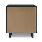 Manhattan Comfort - Table de nuit moderne Granville 18,11" à 2 tiroirs - Bleu Minuit - Lot de 2-Assemblage à domicile requis Tout le matériel inclus