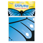 Insect Lore - Ailes de papillon Morpho à habiller - Bleu - Lot de 3-Les bretelles élastiques et les boucles pour les doigts maintiennent les ailes en place