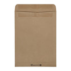 Quality Park – Enveloppes Redi Seal Kraft recyclées à 100 %, 9 po x 12 po, brun kraft, paq./100-Le design unique à double rabat empêche la colle d'adhérer avant son emploi. Relevez simplement le rabat inférieur et appuyez pour sceller.