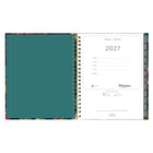 Blueline - Agenda Hebdomadaire/Mensuel 17 Mois D’Août À Décembre - 11 po H x 8 1/2 po l - Motif Floral - Anglais-Comprend des calendriers de référence