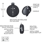 Ultimate Ears - MINIROLL Enceinte Bluetooth ultra-portable et étanche, Noir-7