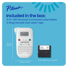 Brother - P-touch PT-N10 Étiqueteuse portable personnelle avec les étiquettes Btag-Btag + P-touch = une équipe créative du tonnerre. Utilisez les rubans d’étiquettes non laminées Btag de Brother de 12 mm de largeur pour exprimer votre créativité en 17 couleurs.