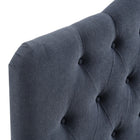 Modway - Annabel Mélange de lin premium Tête de lit jumelée, Denim-7
