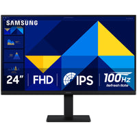 Samsung - Moniteur IPS S3 S30GD 24" - LS24D300GANXZA-Découvrez des couleurs époustouflantes sur tout l'écran avec la dalle IPS. Les couleurs restent vives et claires sur tout l'écran, même lorsque vous changez d'angle. Les tons et les nuances sont représentés de manière uniforme et magnifique avec moins de décolouration