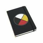 Oscardo - Carnet à couverture rigide avec motif de la roue de médecine-Cahier à couverture rigide par Oscardo présentant de véritables œuvres d’art autochtones créées par des artistes des Premières Nations, des Inuits et des Métis partout au Canada, idéal comme cadeau significatif ou article de papeterie essentiel au quotidien