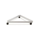 Wamaco - Kit de base triangulaire Trois avec panneaux grillagés 2 x 4 pieds - Blanc-Durable et professionnel - Sa construction robuste en acier lui confère stabilité et longévité.