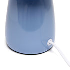 Simple Designs - Petite lampe de table ronde - bleu ciel avec abat-jour assorti-8
