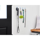 Command - Ensemble de crochets moyens de Série Designer, motif - Sky - 4 crochets, 6 bandes-Les Crochets Command de série Designer tiennent fortement sur des surfaces intérieures diverses, y compris les murs peints, le bois verni, le verre, le carrelage, le métal ainsi que plusieurs autres surfaces lisses