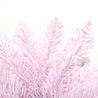 HOMCOM - Arbre de Noël artificiel crayon avec branches floquées de neige-La base robuste maintient l'arbre droit 