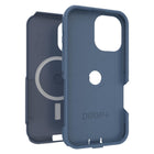 Otterbox - Étui Commuter MagSafe Baby Blue Jeans pour iPhone 16-Drop+, 3 fois plus de chutes que la norme militaire (MIL-STD-810G 516.6)