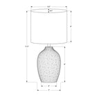 Monarch Specialties - Luminaire - 18 po H Lampe De Table - Céramique Verte - Abat-Jour Beige - Contemporain - Moderne-Profitez d'une garantie limitée de 2 ans qui assure la qualité et la durabilité de cette solution d'éclairage à la mode, qui embellit votre maison tout en offrant une utilisation durable