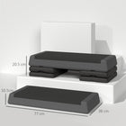 Soozier - Stepper aérobique réglable-Patins antidérapants pour une sécurité accrue