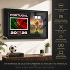 Frameworth - Coupe du Monde FIFA 2026 Officielle Portugal Cadre Drapeau et Trophée - 15 po x 24 po-7