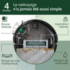 iRobot - Ensemble aspirateur et serpillière Roomba 105-Les tapis restent secs pendant le nettoyage. Contrairement aux autres robots nettoyeurs, le robot Roomba 105 Combo détecte et évite automatiquement les tapis pendant le nettoyage, pour que vos tapis restent secs , aucune programmation complexe n'est requise