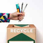 TerraCycle® ® Boîte Zéro Déchet pour stylos, crayons et marqueurs, 11 po x 11 po x 40 po, moyenne-11 po x 11 po x 40 po, moyenne
