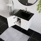 Modway - Vitality 24" Vanette de salle de bain - Blanc Noir-Conception murale