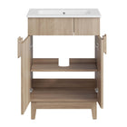 Modway - Miles 24" Vanette de salle de bain - Chêne blanc-8
