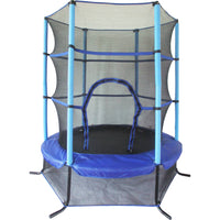 Dura Housewares - Mini trampoline pour enfants, 55 pouces - bleu-Construction durable conçue pour les enfants