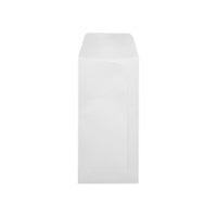 Enveloppes bancaires LUX de petite taille - 24 lb - 3-1/4 po x 7 po - blanches - paquet de 500-Papier 24 lb