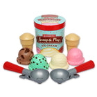 Popular Playthings - PPY64001 Cuillère magnétique et jeu de crème glacée-Connexion magnétique : facilite le prélèvement et l'empilement des boules de crème glacée, sans désordre.