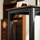 HOMCOM - Grand bureau d'ordinateur - 70,9 po L x 23,6 po l x 29,5 po H - brun rustique-Fabriqué en panneau de particules avec placage mélaminé pour plus de durabilité