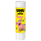 UHU - Bâtons de colle Bob l’éponge - 8,2 g - paquet de 5 - Assortie-Formule de colle sans solvant composée à 98 % d'ingrédients naturels (eau incluse)