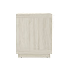 Manhattan Comfort - Table de nuit contemporaine Navis 26" à 1 tiroir - Chêne blanchi-Faisant partie de la collection Navis, conçue avec une esthétique moderne et épurée qui complète les chambres contemporaines