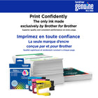 Brother - LC506MS Cartouche d’encre magenta authentique à rendement standard-Ces cartouches d’encre sont conçues pour fonctionner à l’unisson avec votre imprimante Brother