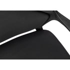 Monarch Specialties - 7272 Chaise De Bureau Dossier Haute Exec - Noir/Tissu Noir-Hauteur du siège: 19 po à 23 po H; dimensions du siège: 20 po L x 19 po P; capacité de poids: 300 lb