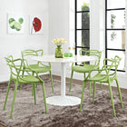 Modway - Entangled Ensemble à manger Ensemble de 4 - Vert-Construction en plastique PP