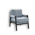 Brassex - Chaise d'appoint 675849 Hugo - bleu-Esthétique de design moderne