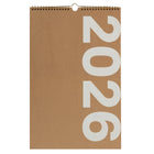 Gry Mattr - Calendrier mural 2026 - Gris-Calendrier mural 2026 avec disposition mensuelle pour faciliter la planification