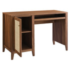 Modway - Soma 47" Bureau - Noyer-Coussinets de pied non marqués