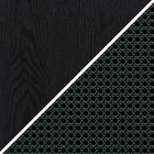 Hudson&Canal - Meuble TV Pryce pour téléviseurs jusqu'à 78" - Grain noir/Rotin noir-9