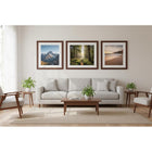 Decent Living - Cadre photo en bois massif - Couleur noyer - 14x18pouce - Paquet de 2-7