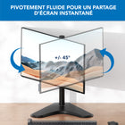 Mount-It ! - MI-1757 Support de moniteur à mouvement complet-Pivotement : +/-45°