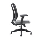 Brassex - Milos Chaise de bureau - grise/noire-Soutien lombaire réglable