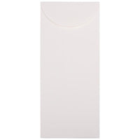 JAM Paper Enveloppes-pochette à fermeture gommée, papier vélin, 4 1/2 x 10 3/8 po, blanc brillant, 1000/pqt-Blanc brillant