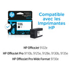 HP - 936 cartouche d’encre - rendement standard - noir-Rendement par cartouche : environ 1 450 pages