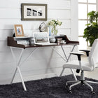 Modway - Bin Bureau - Cherry-Quatre compartiments facilement accessibles