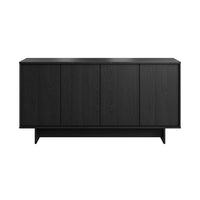 Prepac - Buffet Finnley de 61,5 po avec tablettes réglables, système de verrouillage par pression et 4 portes - Chêne noir-Conçu Et Fabriqué Aux États-unis Et Au Canada: Les produits de mobilier Prepac sont fièrement fabriqués en Amérique du Nord pour une qualité et une fiabilité de confiance, soutenus par notre équipe de support client basée en Amérique du Nord