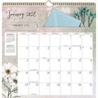 WSBL - 2026 Plaisirs Champêtres File-It Calendrier mural Mensuel - 30,5 cm l x 30,5 cm H - Anglais-Les chemises s'adaptent à tout classeur de taille standard