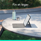 Touch iPad Air 11" (M3/M2) / iPad Air 5ème génération 2022 Étui Clavier - Gris Oxford - Anglais-Smart Connector: connectivité simple, instantanée et sécurisée sur votre étui clavier Combo Touch pour iPad sans chargement requis, alimenté par votre iPad 