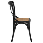 Modway - Gear Restauration Fauteuil d’appoint - Noir-Capacité de poids de la chaise : 286 lb.