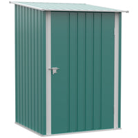 Outsunny remise de jardin adossée 3 pi x 3 pi-Parfaitement conçu pour les outils de jardin, l'équipement d'entretien de pelouse, les accessoires de piscine et plus encore  
